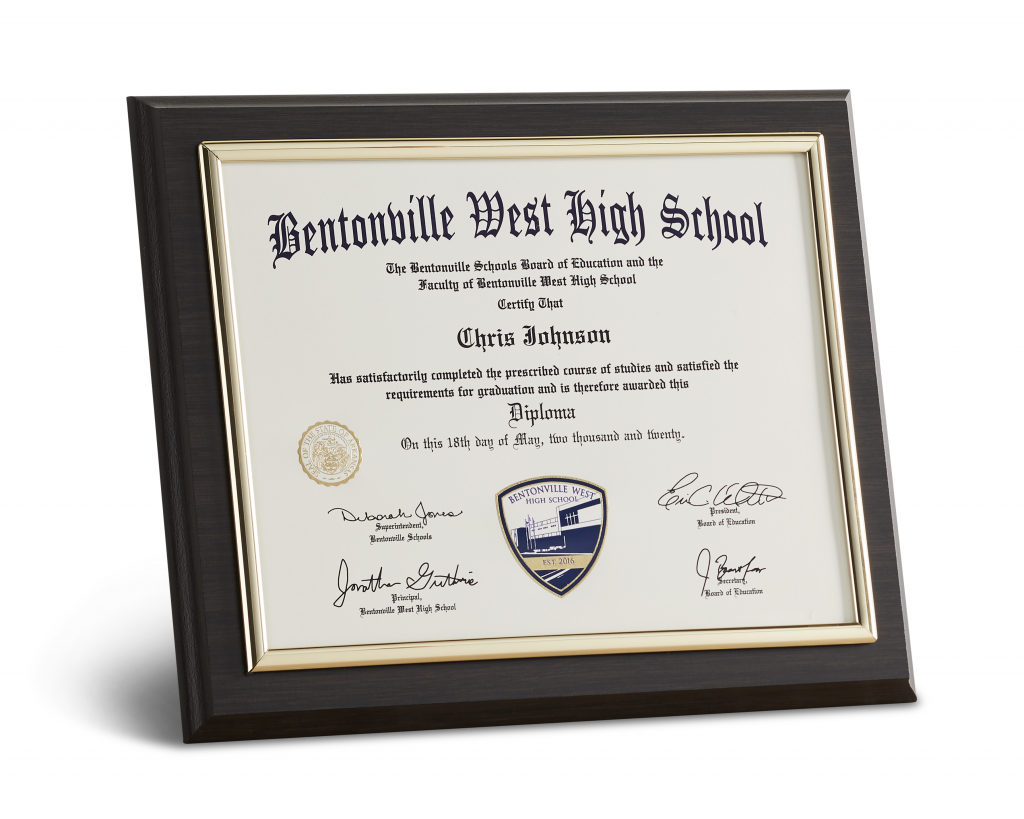 Cadre pour diplôme Boutique Jostens